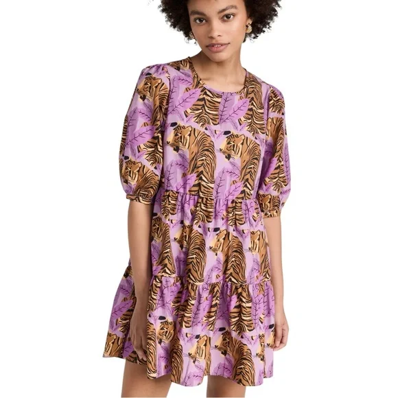 FARM Rio Tiger Leaves Mini Dress - Picture 3 of 13